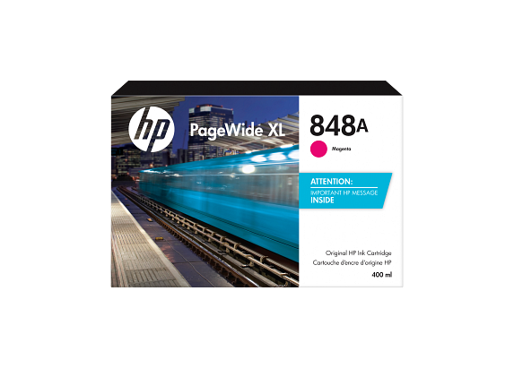 HP 848A cartouche d'encre PageWide XL magenta, 400 ml