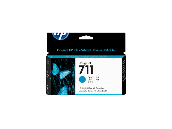 HP 711 cartouche d'encre DesignJet cyan, 29 ml