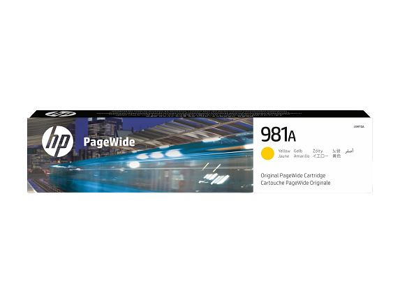 HP 981A cartouche PageWide Jaune authentique