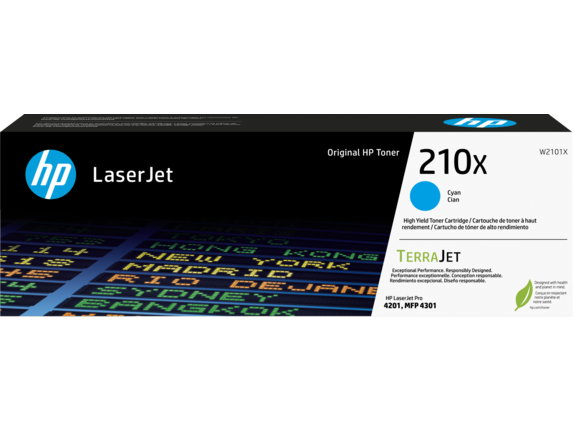 HP Toner cyan LaserJet authentique 210X