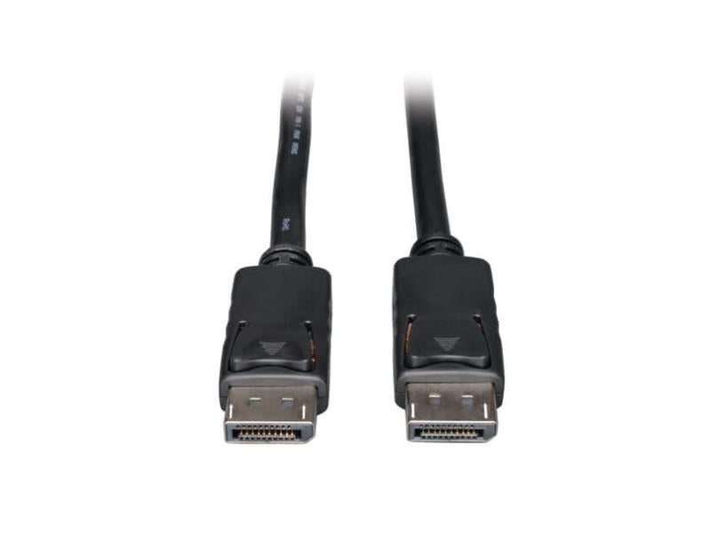 Tripp Lite DisplayPort Cable - 4K, 25 ft., Latching, Black