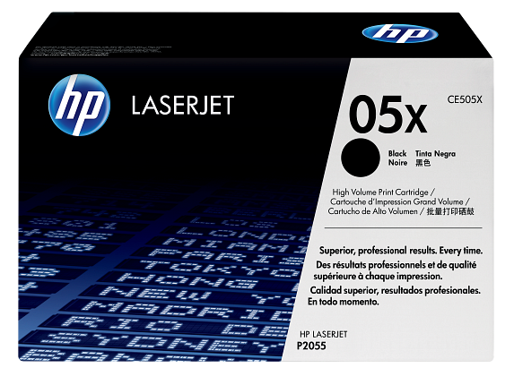 HP 05X toner LaserJet noir grande capacité authentique