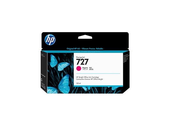 HP 727 cartouche d'encre Designjet magenta, 130 ml