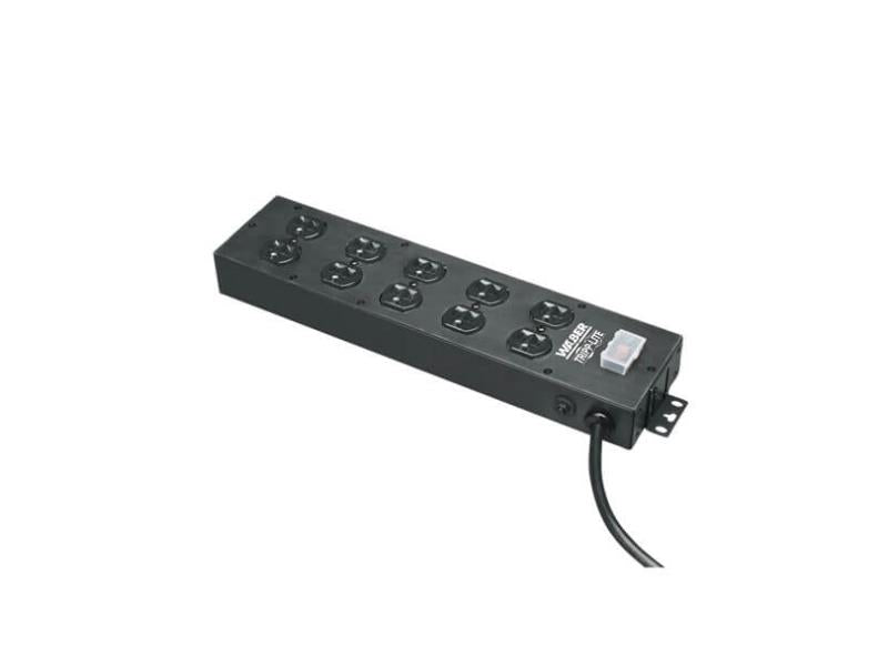 Barre d'alimentation Tripp Lite ‑ 10 prises, industrielle, 15 pi
