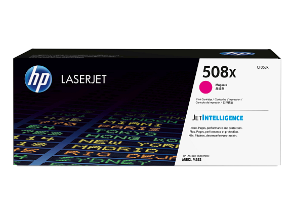 HP 508X toner LaserJet Magenta grande capacité authentique