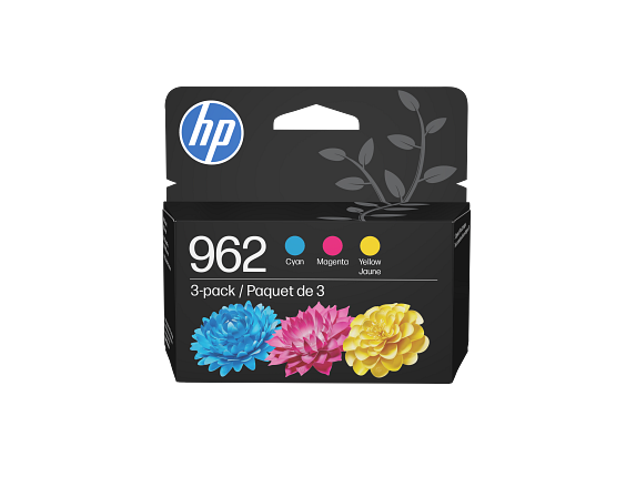HP 962 pack de 3 cartouches d'encre Cyan/Magenta/Jaune authentiques