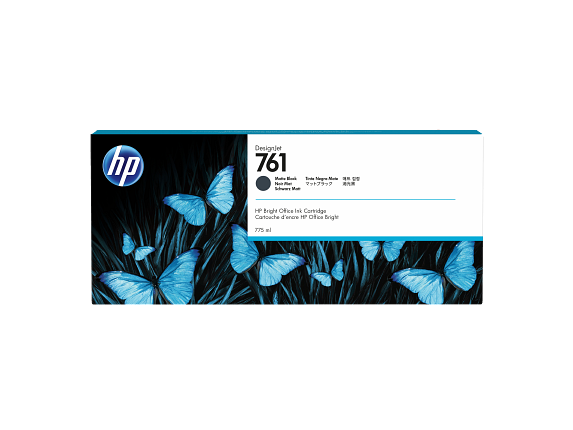 HP 761 cartouche d'encre DesignJet noir mat, 775 ml