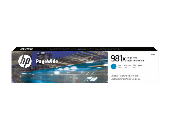 HP 981X cartouche PageWide Cyan grande capacité authentique