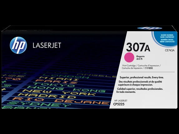 HP 307A toner LaserJet magenta authentique