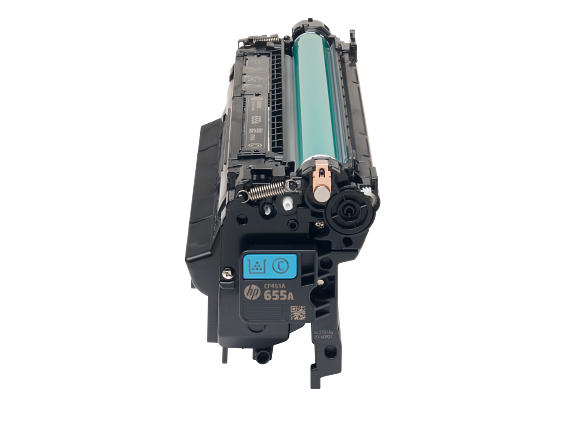 HP 655A Toner LaserJet cyan authentique