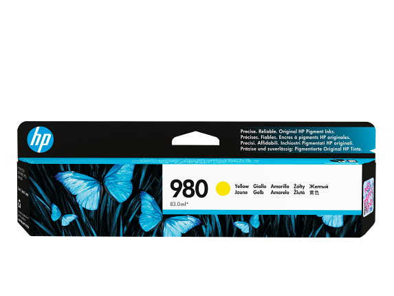 HP 980 Cartouche d'encre jaune authentique