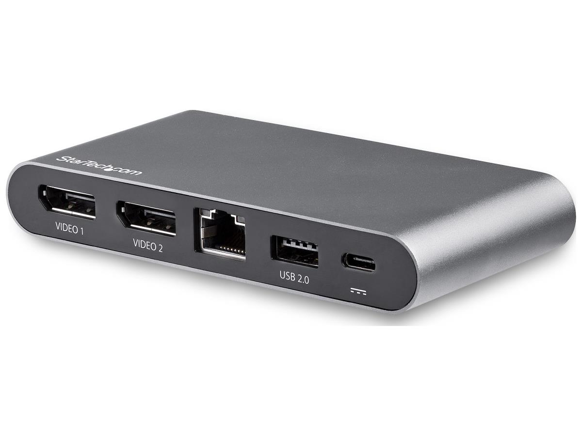 Mini station d'accueil StarTech ‑ USB-C, double VGA/HDMI
