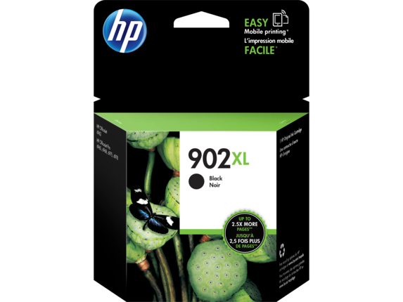 HP 902XL Cartouche d’encre noire grande capacité authentique