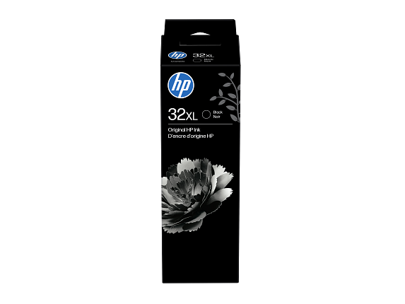 HP Bouteille d'encre noire authentique 32XL (135 ml)