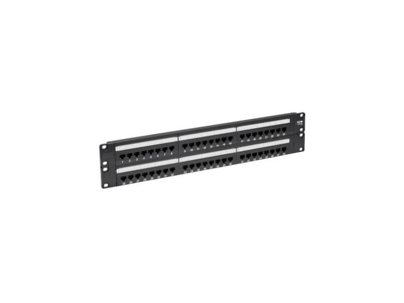 Tripp Lite Patch Panel - Cat6 RJ45 Ethernet, 48-Port, 1U
