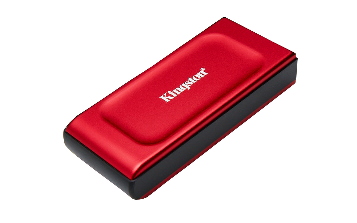 Disque SSD externe Kingston XS1000 ‑ 1 To USB 3.2 Gen 2, portable, rouge