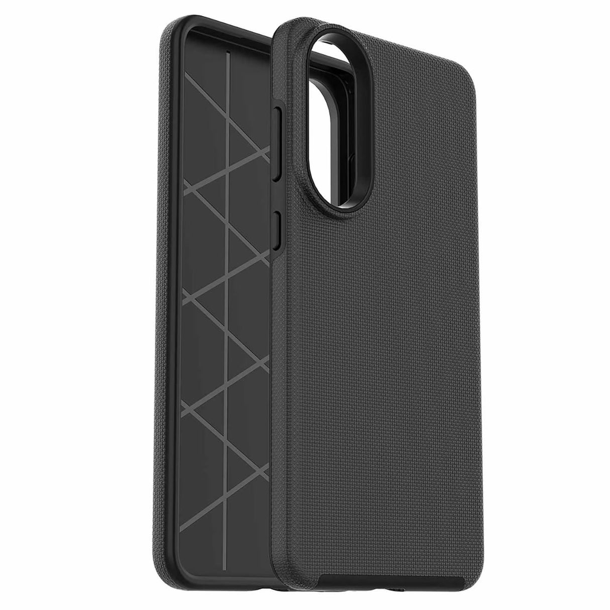 Étui Robuste Armour Noir pour Samsung Galaxy S25 Edge
