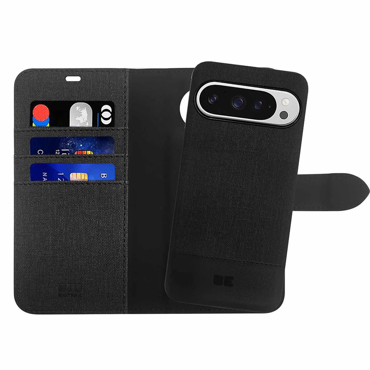 2-in-1 Black Folio Case for Google Pixel 10/10 Pro