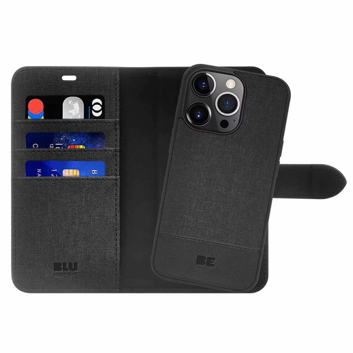 Étui Folio 2-in-1 Noir pour iPhone 16 Pro Max