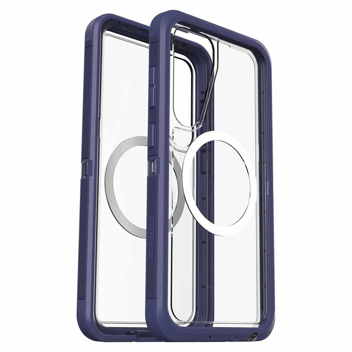 Étui Defender Pro XT Clear Magnets Violet Thunder pour Samsung Galaxy S25+