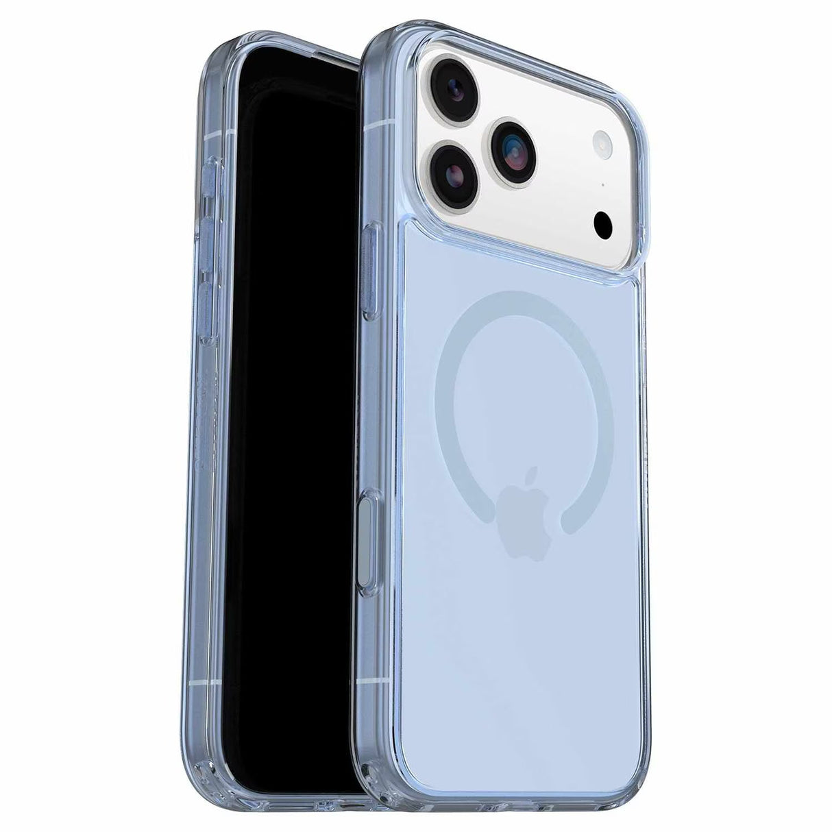 Étui Symmetry Clear MagSafe avec Contrôle de la Caméra Silver Glade (Bleu) pour iPhone 17 Pro Max