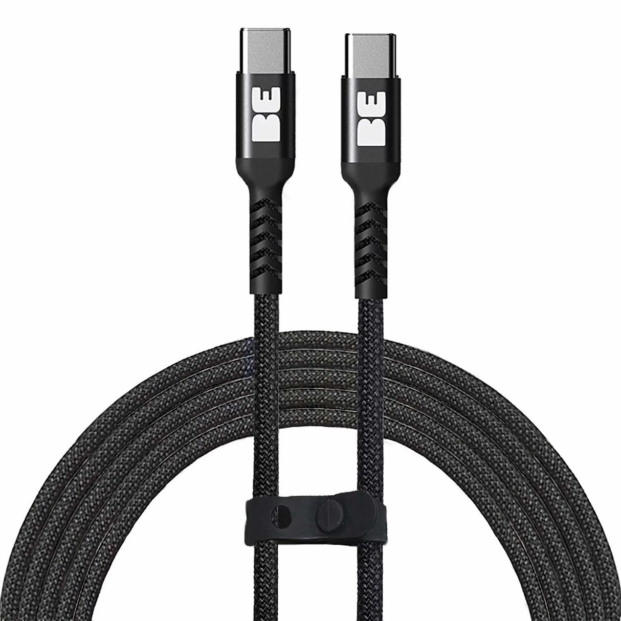 6ft 100W Premium USB-C to USB-C Braided Cable Black