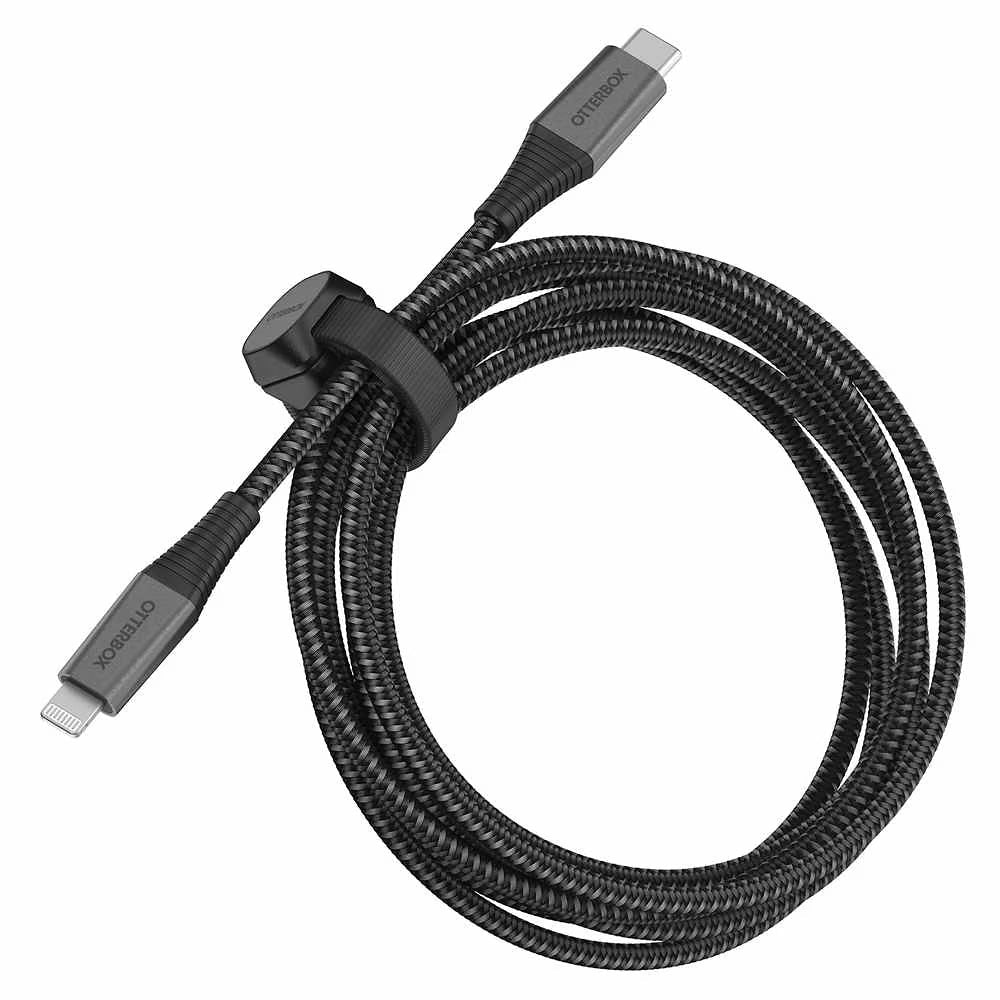 Premium Pro USB-C to Lightning Charge/Sync Cable 6ft Black