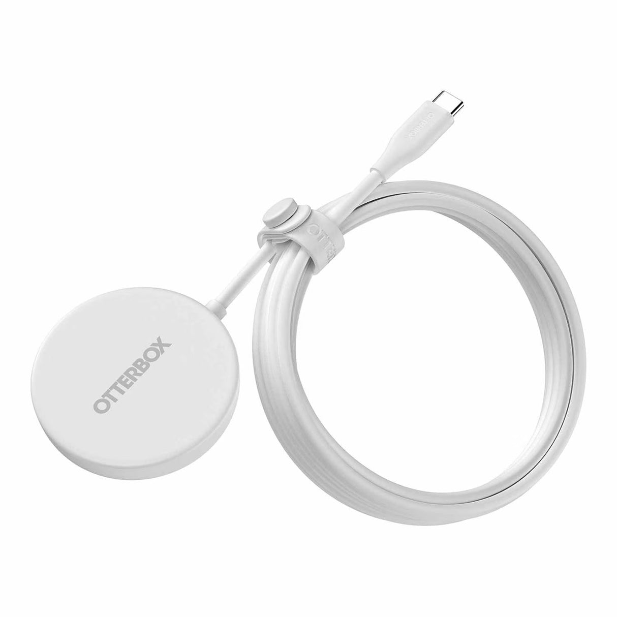 25W Qi2 White Wireless Charging Pad