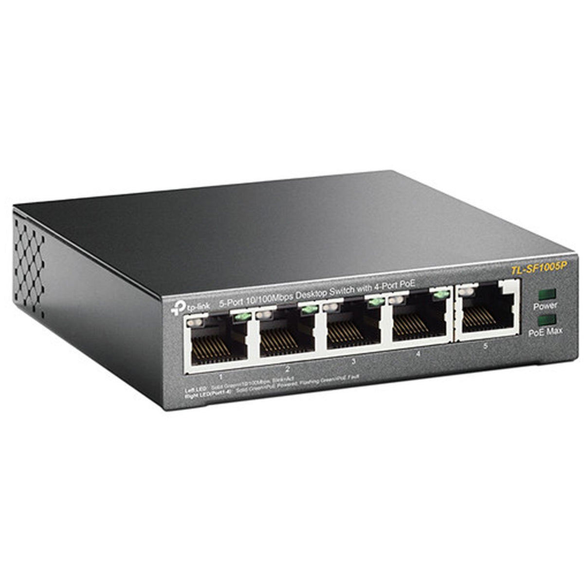 TP-Link Commutateur de bureau JetStream™ 5 ports 10/100Mbps avec PoE 4 ports