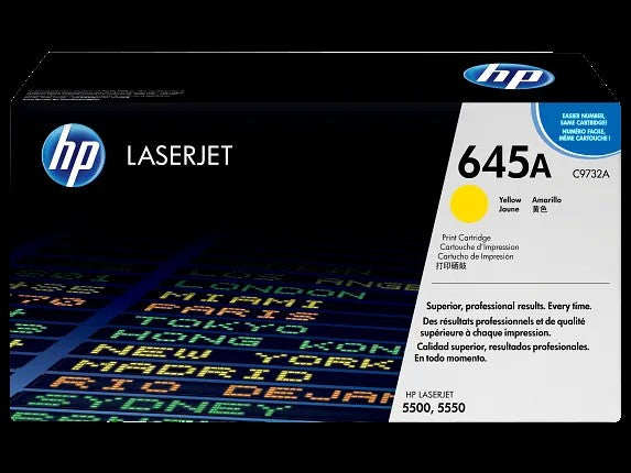 HP 645A Toner Cartridge - Original, Yellow