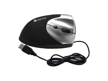 IntekView Nu-Tone Mouse - Ergonomic Wired USB Right-Handed