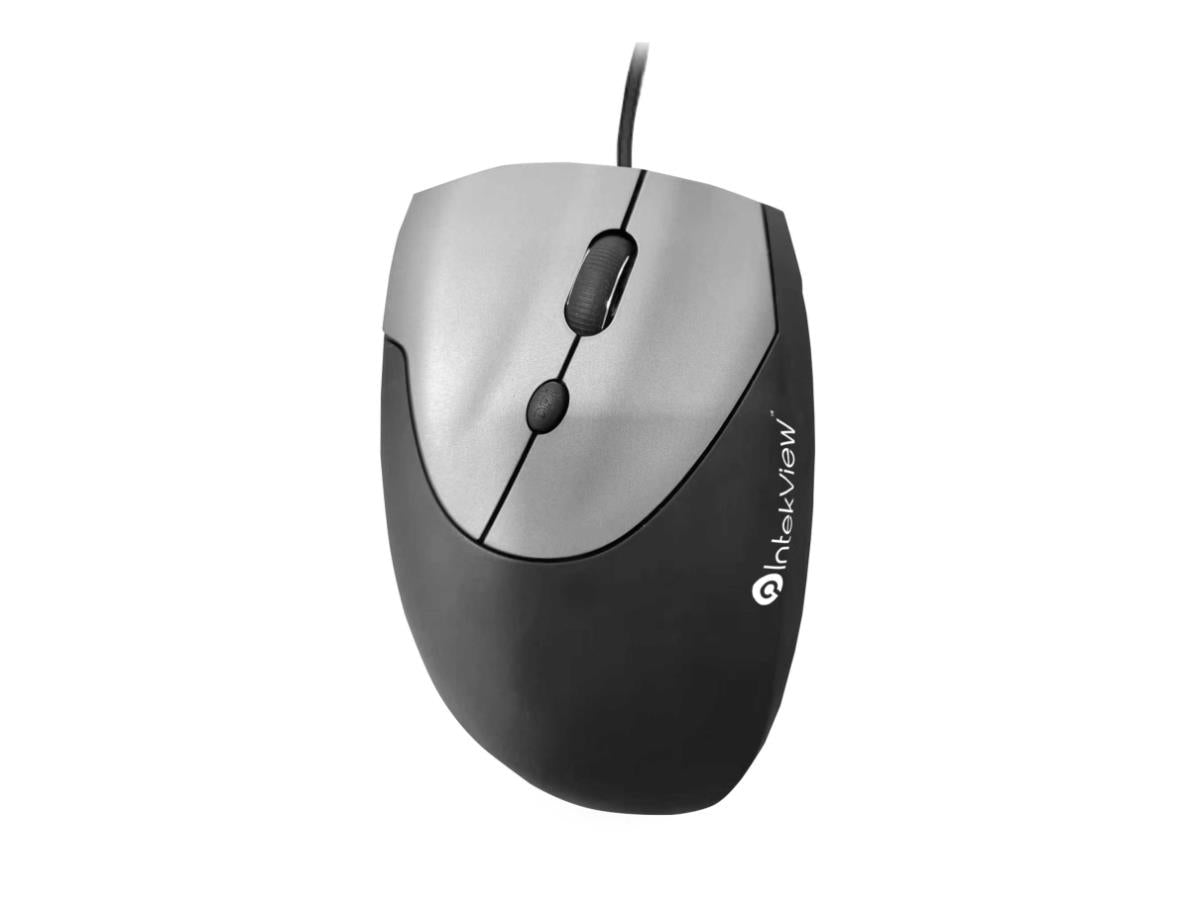 IntekView Nu-Tone Mouse - Ergonomic Wired USB Right-Handed