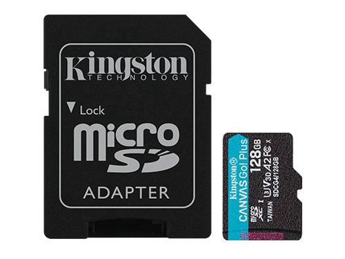 Kingston Canvas Go Plus microSDXC Card - 128GB UHS-I U3 V30 200MB/s