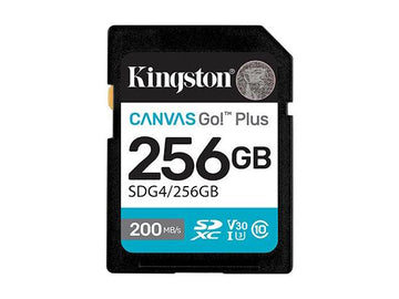 Kingston Canvas Go! Plus SDXC Card - 256GB U3 V30 200MB/s