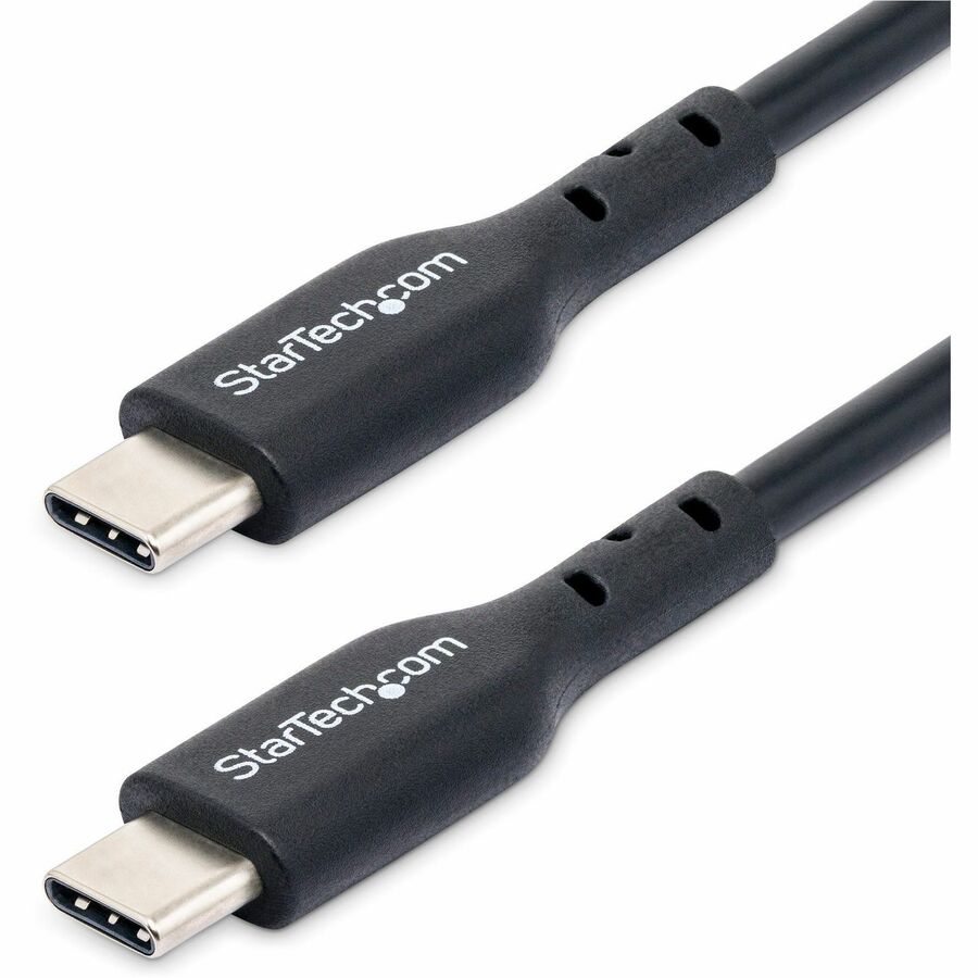 Câble USB‑C StarTech 2 m (6,6 pi) noir – charge 60 W (3 A) et synchronisation USB 2.0