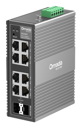 TP-Link Omada IES208G Gigabit Ethernet (10/100/1000) Managed Network Switch