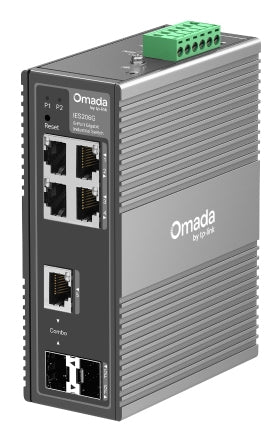 TP-Link Omada IES206G Managed Gigabit Ethernet (10/100/1000) Network Switch Black