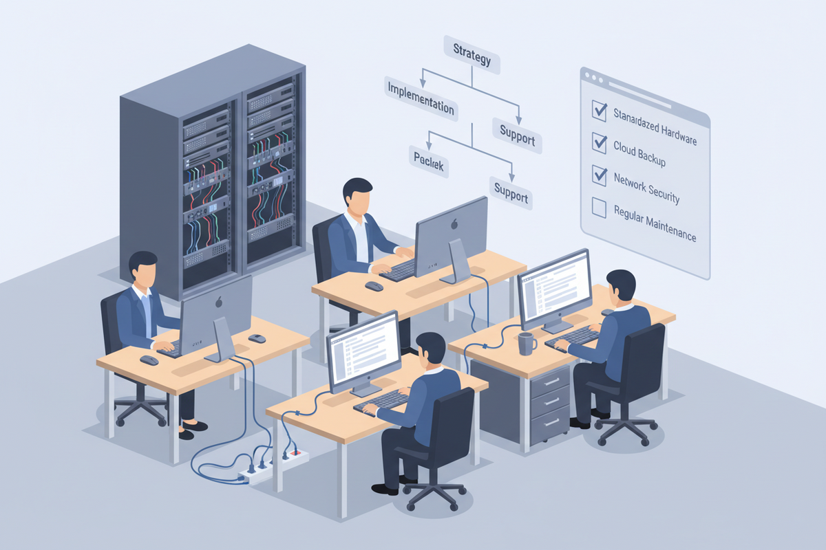 Comment bâtir un parc informatique performant pour une PME ?