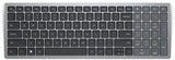 Dell KB740 Compact Keyboard - Bluetooth/RF, Scissor Keys, FR CA, Black/Gray