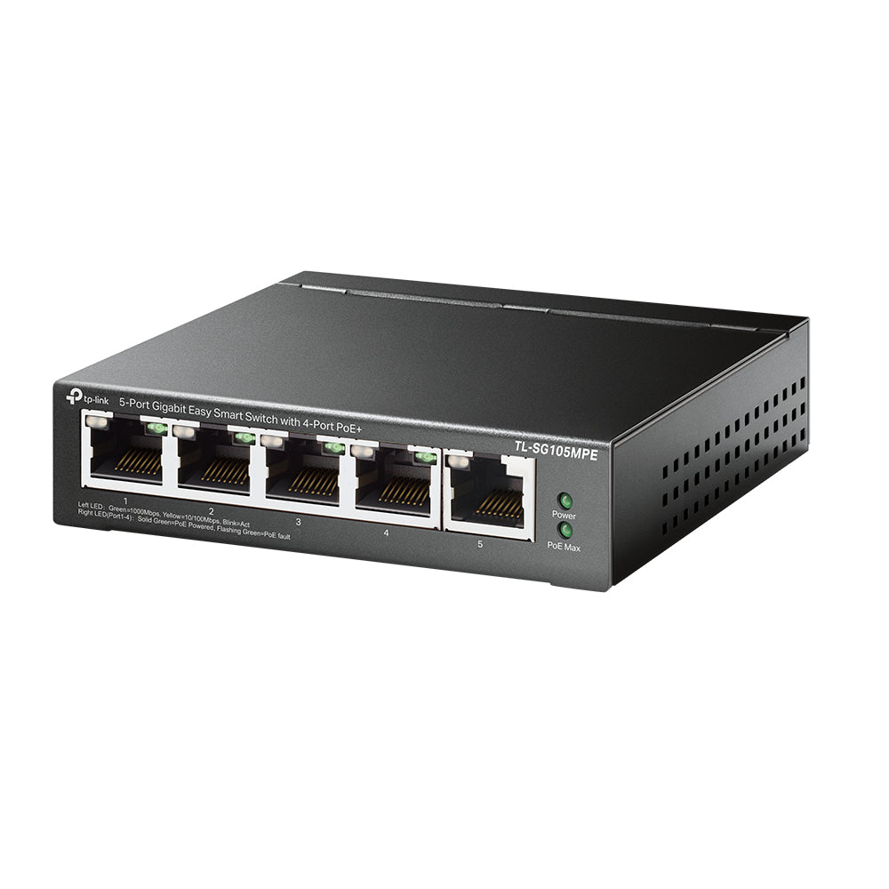 TP-Link TL-SG105MPE commutateur réseau L2 Gigabit Ethernet (10/100/1000)
