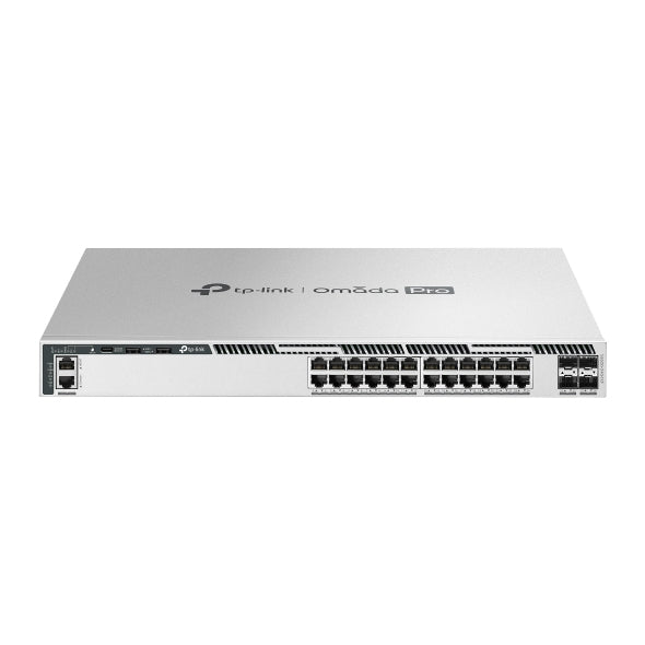 TP-Link Omada Pro S6500-24G4XF commutateur réseau Géré L3 Gigabit Ethernet (10/100/1000) 1U Gris