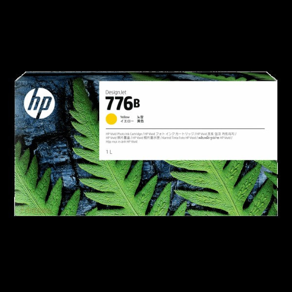HP 776B Printer Yellow Ink Cartridge - 1 liter - Inkjet, Color, A4