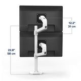 Support de moniteur Ergotron LX ‑ Double écran avec bras articulé