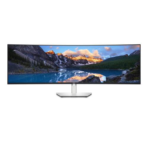 DELL UltraSharp U4924DW, 124,5 cm (49"), 5120 x 1440 pixels, 5K Ultra HD, LCD, 14 ms, Noir, Argent
