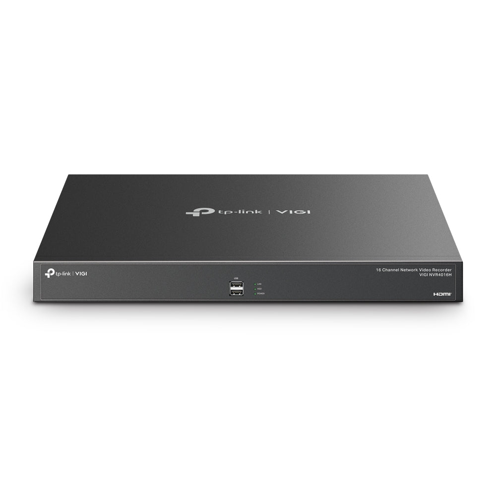 TP-Link VIGI NVR4016H Enregistreur vidéo sur réseau Noir