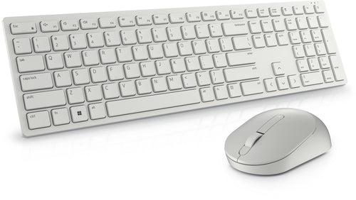 Dell KM5221W Wireless Keyboard and Mouse Combo - White - Multilingual