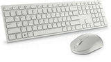 Ensemble clavier et souris Dell KM5221W - récepteur USB, FR, blanc