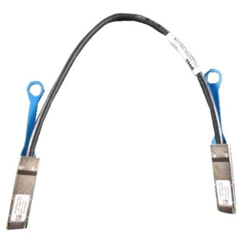 DELL 470-ABPW InfiniBand/fibre optic cable 0,5 m QSFP28 Noir