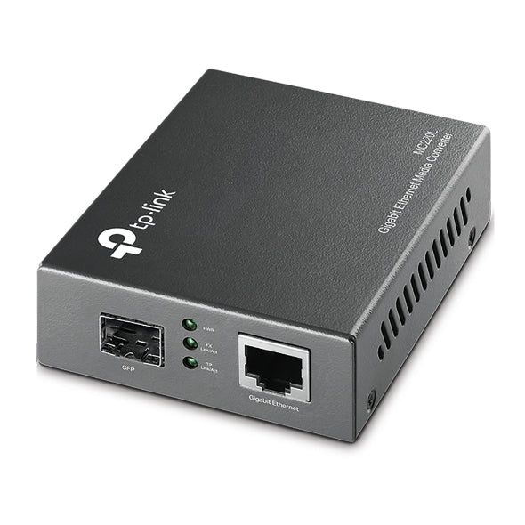 TP-Link Omada MC220L convertisseur de support réseau 1000 Mbit/s Multimode, Monomode Noir