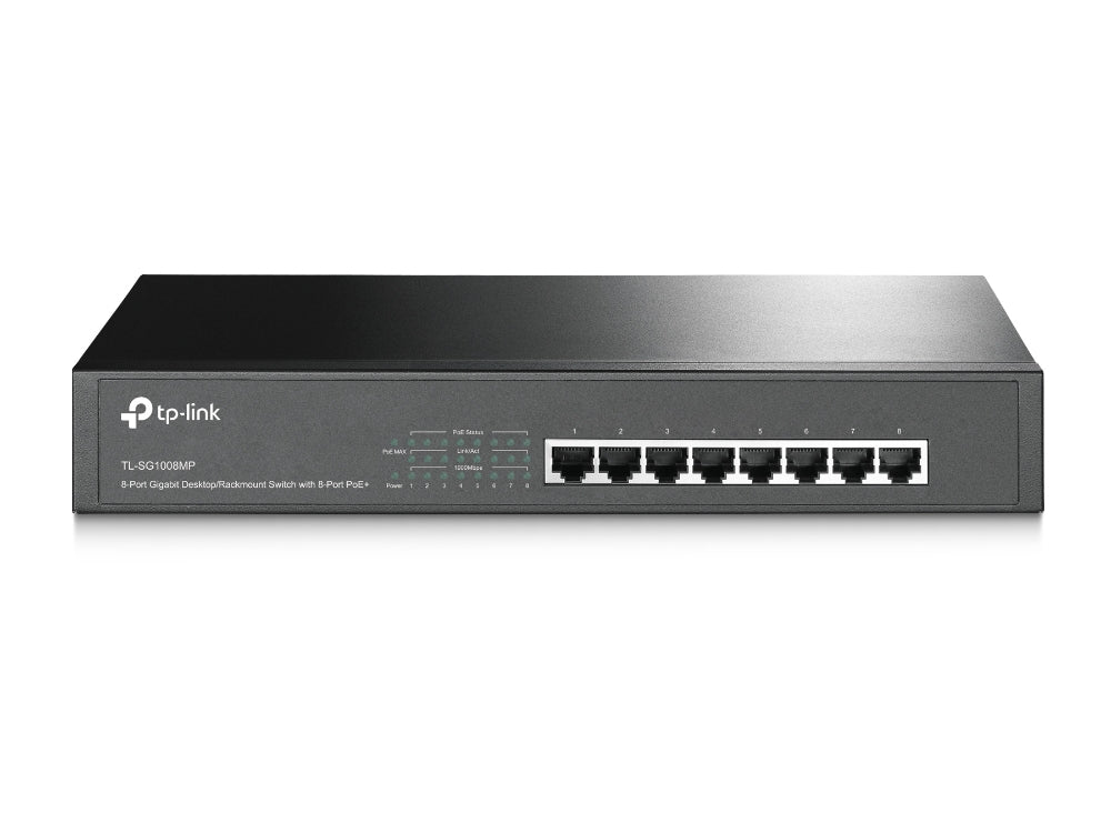 TP-Link TL-SG1008MP Non-géré Gigabit Ethernet (10/100/1000)